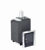 печь для бани ермак 12 стандарт carbon, антрацит