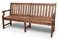 скамья для сада №3 140х45х45 см массив сосны старение, палисандр, ирб