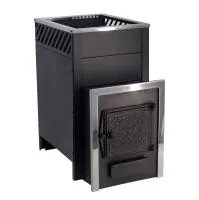 печь для бани сталь-мастер рада 4 xxl дверка чугунная антрацит дровяная