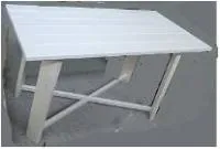 стол 130х60 см, осина, банный перец