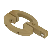 ручка sawo деревянная для двери для сауны (магнитная ручка 568-d кедр, крепёж, замок для двери)