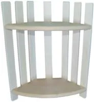 полка угловая двухярусная пу-2/мп-55, банный эксперт