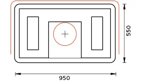 печь-камин tulikivi lampo grafia 2145 мм 