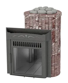 печь для бани ферингер ламель макси закр. каменка сильвия оро + россо леванте #