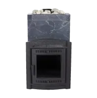 печь для бани прометалл атмосфера xl в облицовке талькохлорит