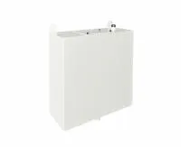 бак изистим выносной 50 л нержавеющий (aisi 430/2 мм) прямоугольный (белый)