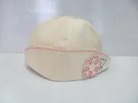 шапка для бани и сауны женская "нежность", белая, мск