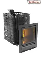 печь для бани black stove verona 18 чугунная закр. каменка