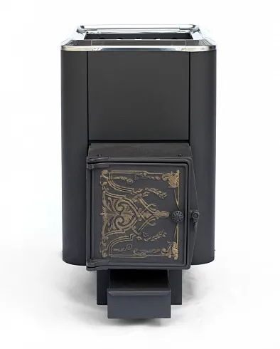 печь для бани чугунная сибирь-24 чугунная дверка универсальная (сетка)