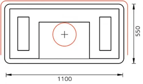 печь-камин tulikivi salvo classic 1845 мм 