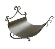 дровница пристенная бронза, банный эксперт