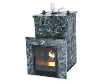 печь для бани изистим сочи м2 в 4-х стор.кожух пироксенит закр.верх, вход справа футеровка aisi 321