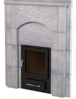 портал для банной печи изистим из талькохлорита 900x100x1250 мм без верхней плиты