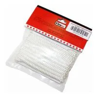 шнур уплотнительный из керамического волокна, 8мм, l=3м, белый, fireway