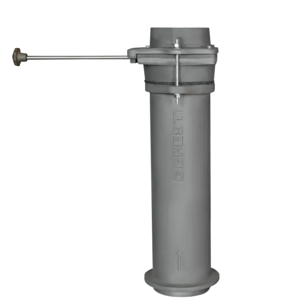 модуль шиберный gfs чугунный 115/1000 стартовый (труба + шибер мм + труба)