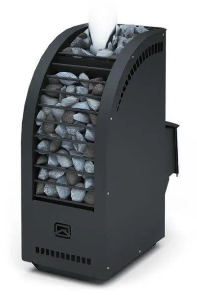 печь для бани теплодар каскад-18 лп панорама антрацит