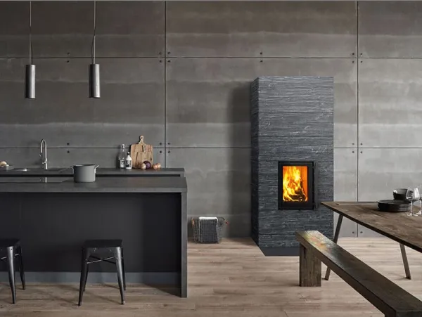 печь-камин tulikivi kammi grafia 1450 мм